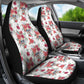 Set of 2 pcs sugar skull car seat covers