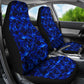 Set of 2 skull car seat covers