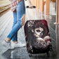 Sugar skull beautiful girl suitcase cover