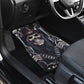 Set 4 pcs gun skull car mats