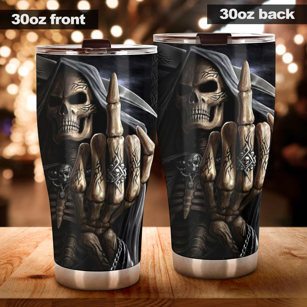 Horror coffee mug, grim reaper cup, punisher skull jumbo Mug, grim reaper beer mug, flower skull coffee mug, biker skull cup