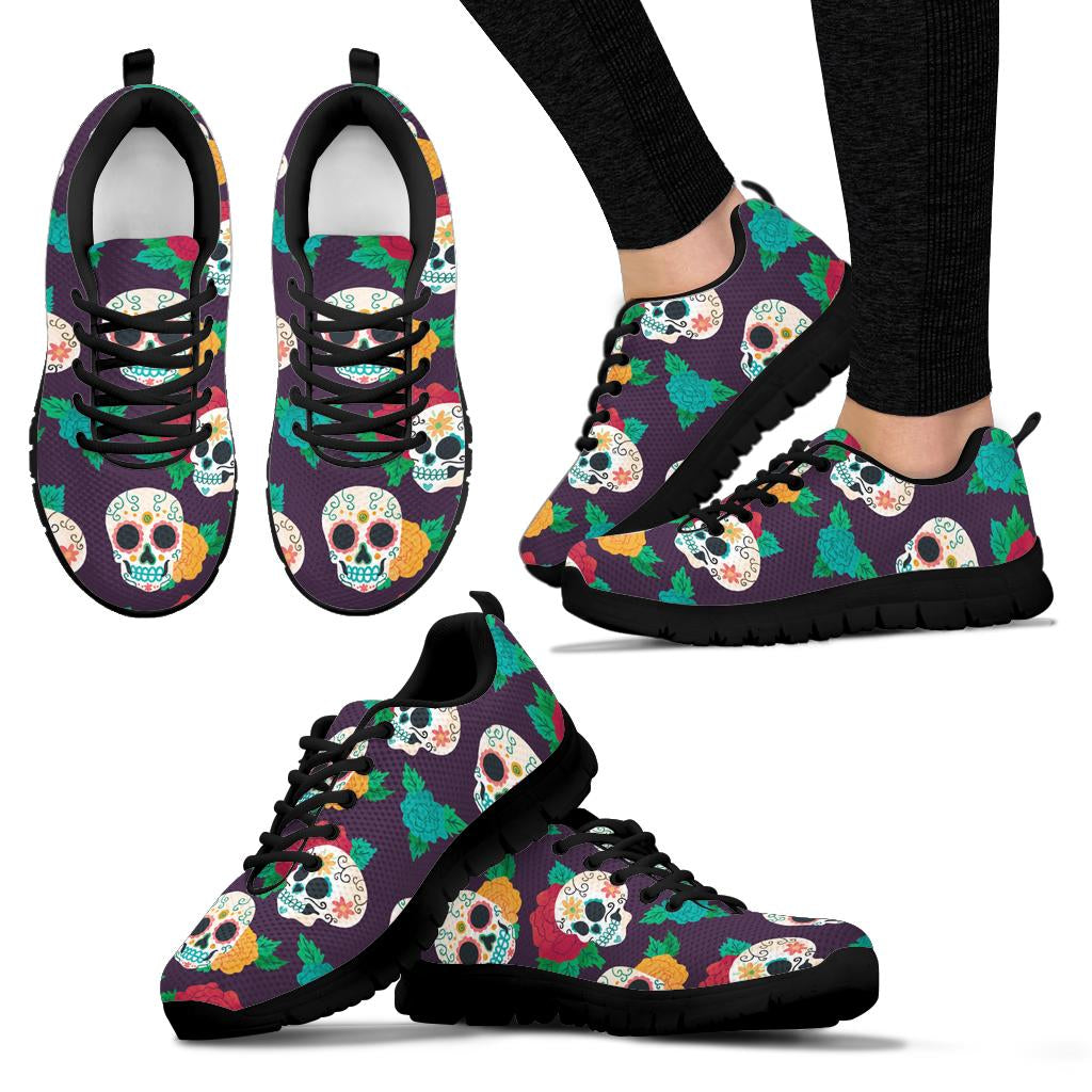 Black Sugar skull sneakers