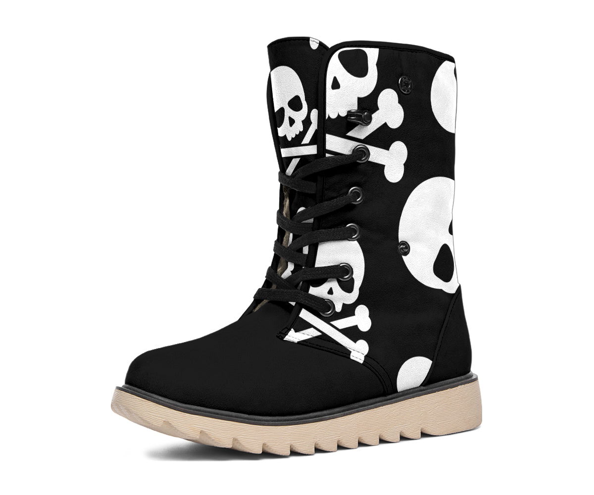 Skull & Crossbones Polar Boots