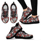 Black sugar skull sneakers