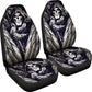 Set 2 pcs Gothic skull wings car seat covers