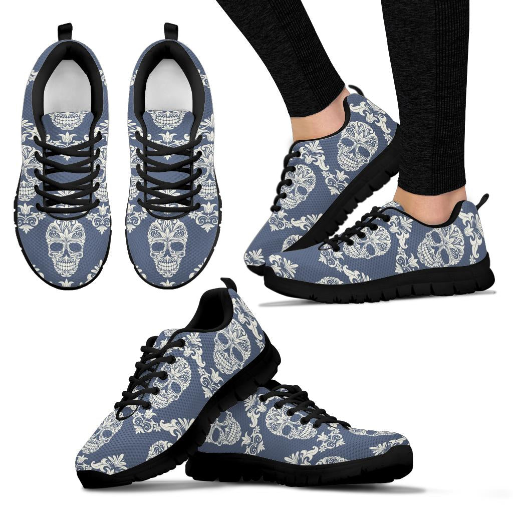 Black Sugar skull sneakers shoes