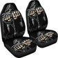 Set 2 pcs Gothic GAME OVER skull car seat covers