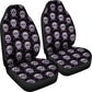 Sugar skull day of the dead seat cover