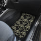 Floral skull car mats, sugar skull car mats