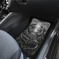 Set of 4 pcs grim reaper car mats