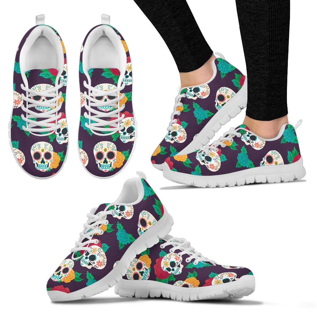 Black Sugar skull sneakers