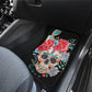 Set of 4 pcs floral car mats