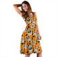 Orange Sugar Skull Dress