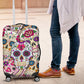 Sugar skull Luggage Cover - Suitcase cover