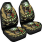 Set of 2 car seat cover skull car seat covers
