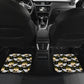 Set of 4 pcs skull car mats