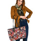 Floral sugar skull day of the dead bug handbag purse