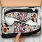 Black Sugar skull sneakers shoes