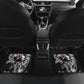 Set of 4 pcs ride or die grim reaper skull car mats