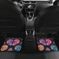 Sugar skull couple car mats