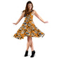 Orange Sugar Skull Dress