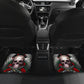 Rose skull car mats