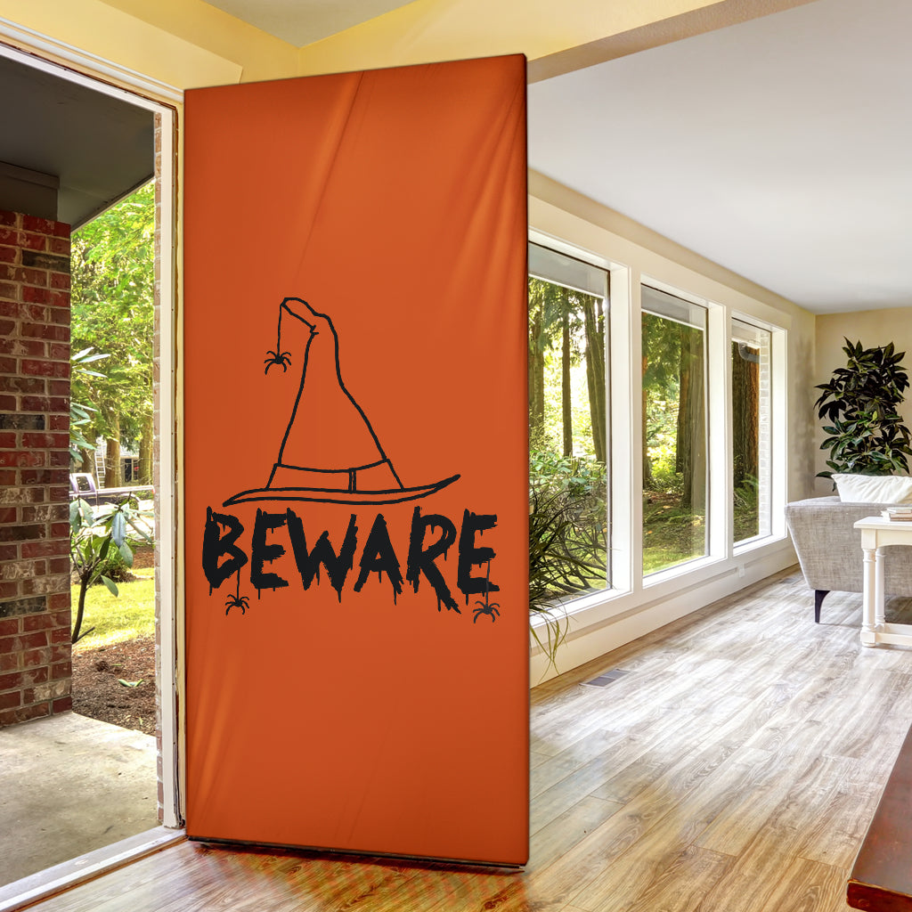 Beware Witches Hat - Halloween Door Sock