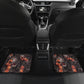 Set of 4 pcs Gothic awesome skull car mats