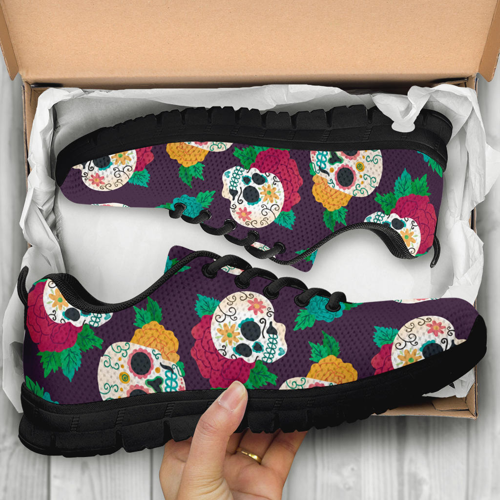 Black Sugar skull sneakers