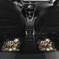 Set of 4 pcs motorcycle skull car mats