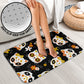 Sugar skull toilet cover & mat