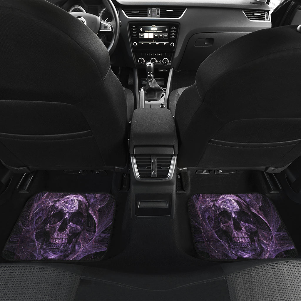 Set of 4 pcs grim reaper skull car mats