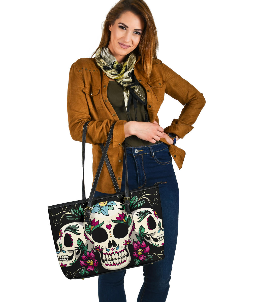 Sugar skull day of the dead handbag purse