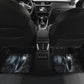 Set 4 pcs Gothic grim reaper skull car mats