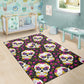 Sugar skull rug mat carpet