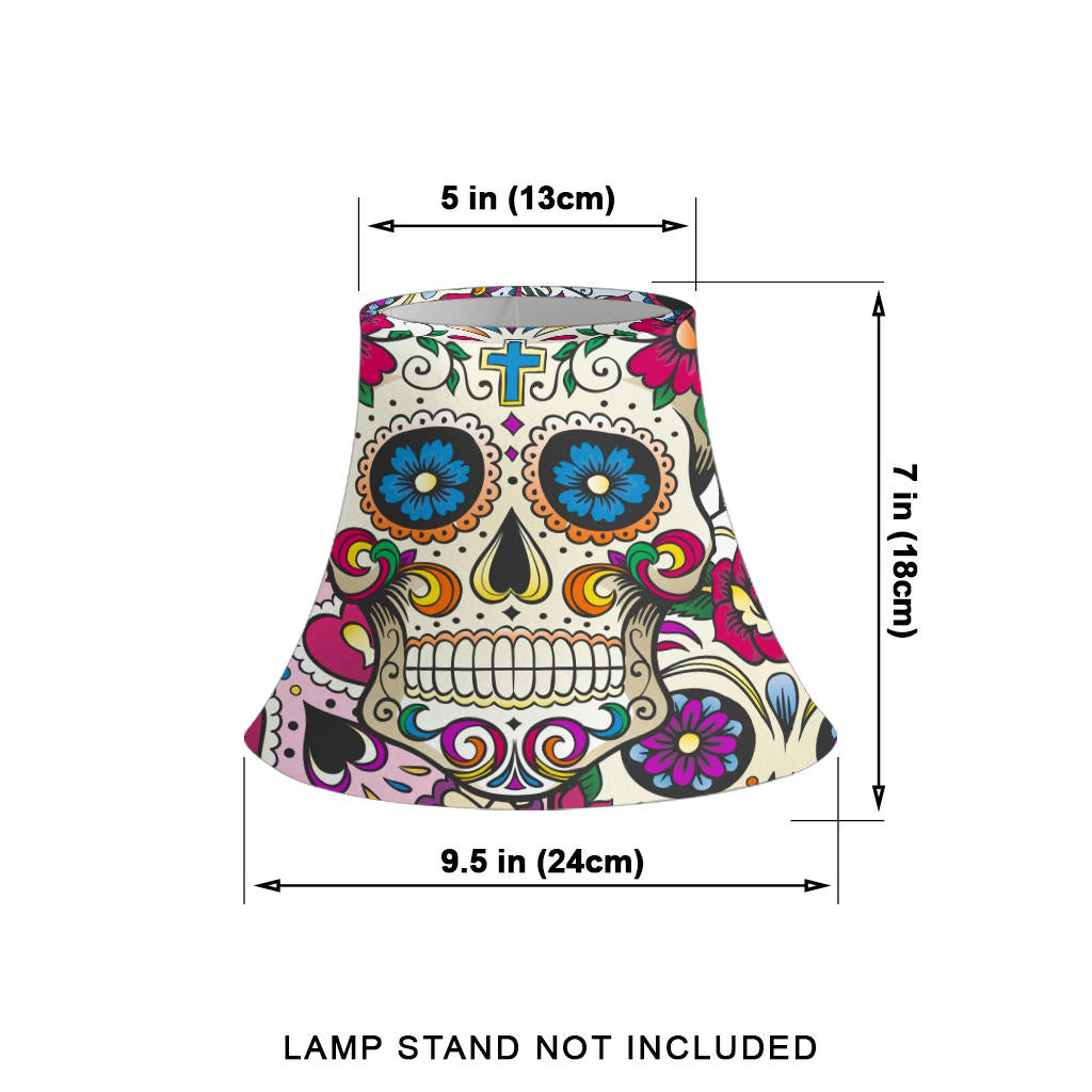 Sugar Skull Bell Lamp Shade