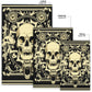 Skull area rug