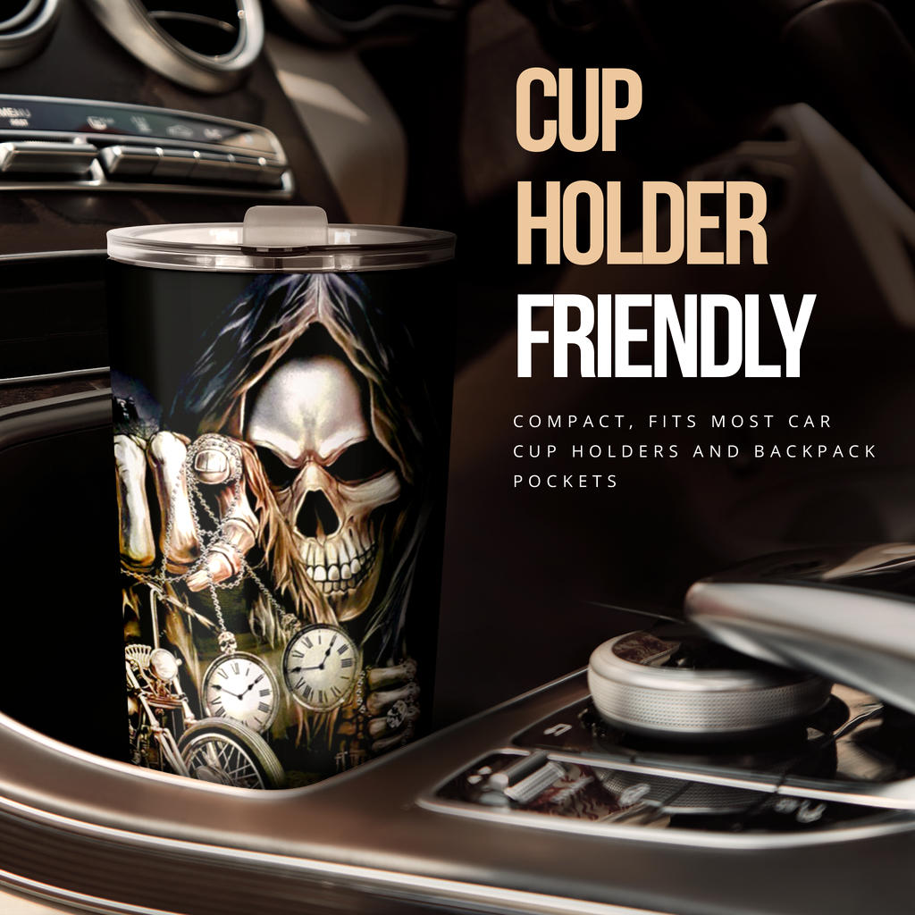Skull beer mug, flaming skull tumbler, floral skull tumbler cup mug, skeleton freezer Mug, halloween freezer Mug, goth freezer Mug, hallowee