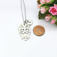 Sugar Skull Necklace, Silver Sugar Skull Charm, Gothic Gift, Halloween Gift