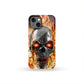 Burning skull phone case