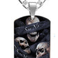 No see no hear no speak necklace