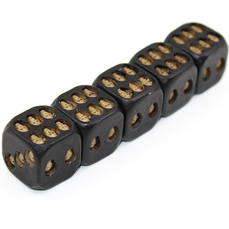 New 5pcs/Set 18mm Resin Skull Dice Statue Halloween Board Game Dice Office Desk Decor Toy Halloween Party Decoration