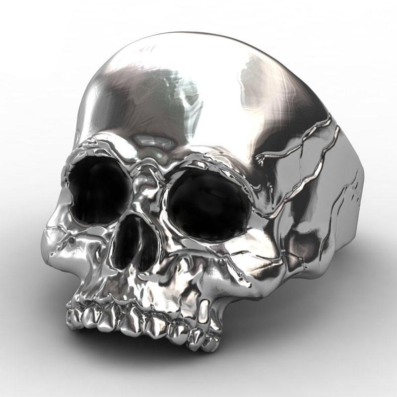 Stainless Steel Unique Punk Men Cool Jewelry Vintage Streampunk Jewelry Motorcycle Ring
