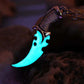 Luminous Necklace Stallone stiletto Necklace Punk Necklace GLOW in the DARK