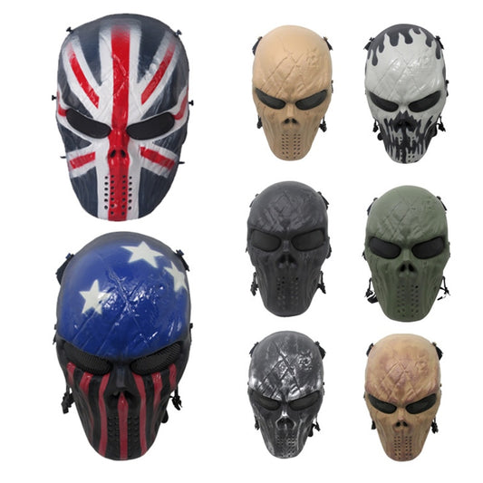 Military Phantom Camouflage Hunting Mask Party Cosplay Movie Props Tactical Wargame Rifle BB Gun Paintball Airsoft Accessories