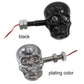 1Pair Personalized Motorcycle Accessories Refit Punk Skull Shape Turn Signal Lights Indicators Weatherproof For Most Motorcycle