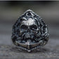 Gothic Skull Ring Unique Octopus Anchor Adsorption Compass Skull Biker Ring