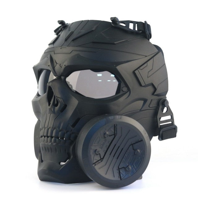 Military Mask For BB Gun CS Cosplay Airsoft Costume Halloween Anti-Fog Lens Skull Full Face Protective Mask