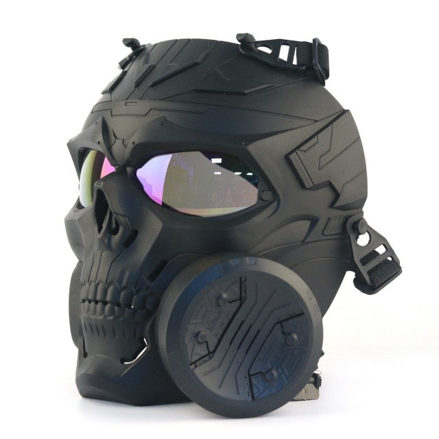 Military Mask For BB Gun CS Cosplay Airsoft Costume Halloween Anti-Fog Lens Skull Full Face Protective Mask