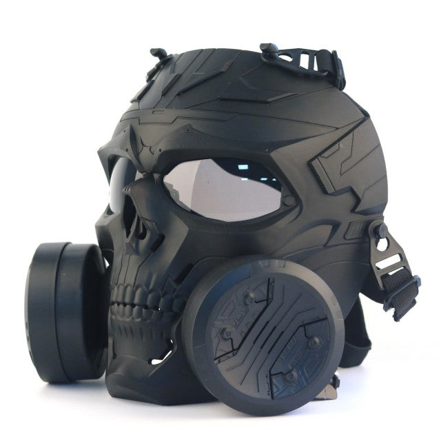 Military Mask For BB Gun CS Cosplay Airsoft Costume Halloween Anti-Fog Lens Skull Full Face Protective Mask